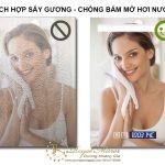 Gương Hoàng Gia tích hợp công nghệ Sấy gương cao cấp thường chỉ thấy trên xe hơi giúp phá hơi nước giữ cho mặt gương luôn trong sáng ngay cả trong điều kiện nồm ẩm hay hơi nước nhà tắm