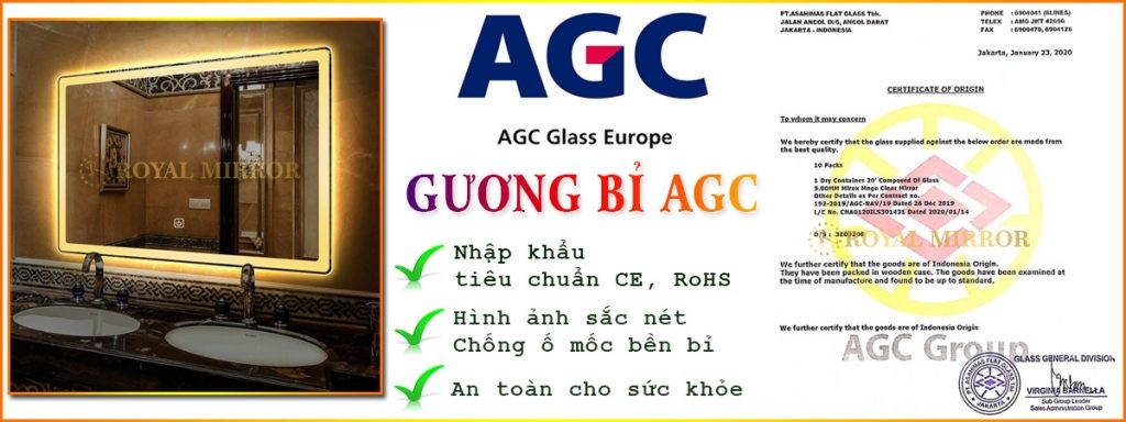 GƯƠNG BỈ AGC CAO CẤP