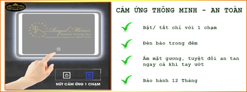 CẢM ỨNG 1 CHẠM THÔNG MINH HIỆN ĐẠI