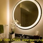 Gương LED Tròn 60*60 Phòng tắm, Bàn Trang Điểm, Salon