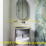 Gương Lavabo cao cấp khung đen hợp kim nhôm chống gỉ