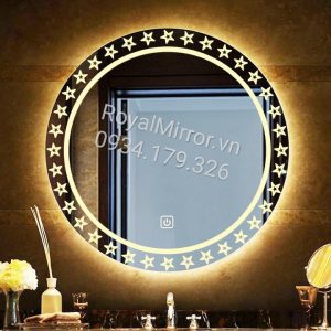 Gương đèn LED Tròn nhà tắm decor DC206