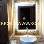 Gương thông minh cao cấp cho bàn lavabo phòng tắm. KT 60*80 . Đèn cảm ứng, Sấy gương. Mã RCN8-68 PRE