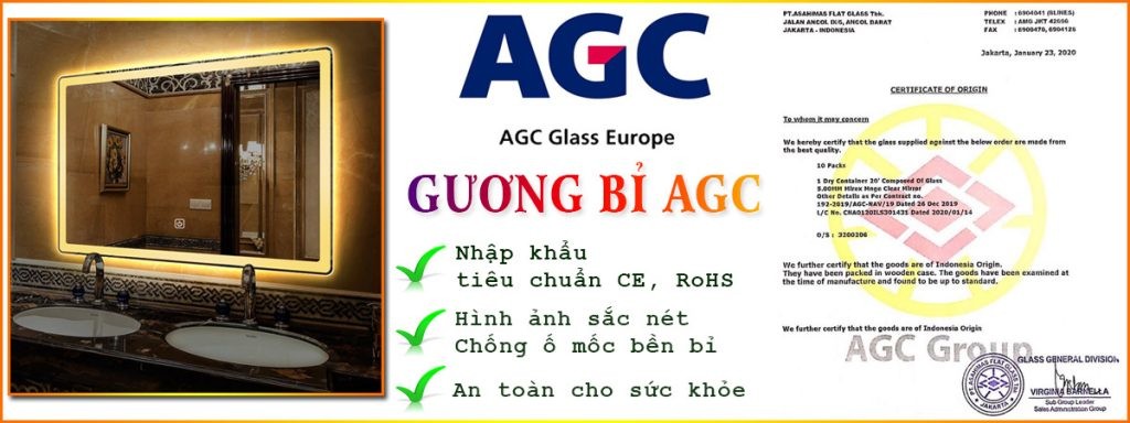 Gương Bỉ cao cấp nhập khẩu, tiêu chuẩn châu Âu CE, RoHS