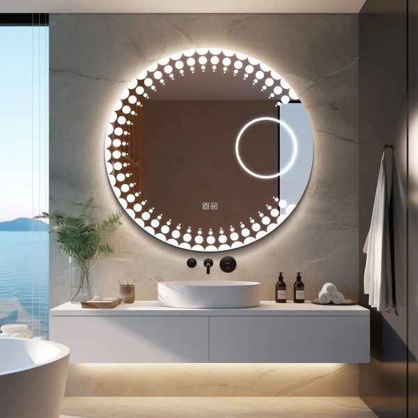 Gương LED Tròn decor cao cấp Royal RDC1200